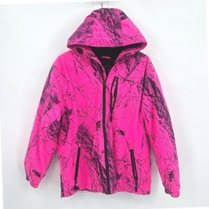 Gamehide Pink Camo Hunting Jacket M Insulated Waterproof Hooded Outdoor Gorpcore